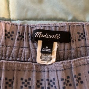 Madewell linen shorts size L